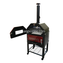 Forno de pizza de luxo sofisticado com janela